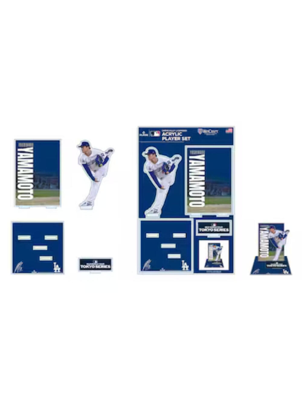 (RA) Yoshinobu Yamamoto LA Dodgers Acrylic Display MLB World Tour Tokyo Series